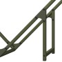 Leñero verde oliva 80x25x80 cm Acero laminado en frío by , Firewood bags and holders - Ref: Foro24-864286, Price: 34,98 €, Di...