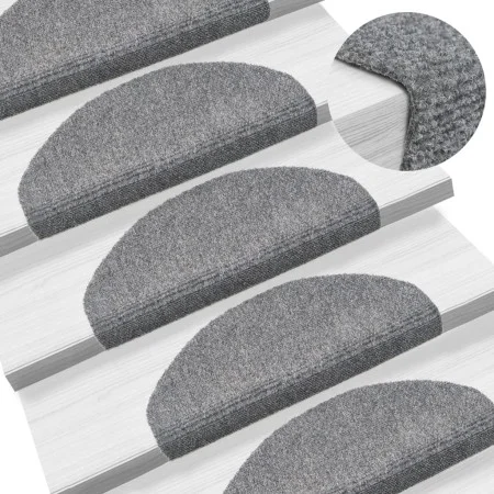Selbstklebende Stufenmatten 10 Stück grau 65x21x4 cm von vidaXL, Treppenmatten - Ref: Foro24-149705, Preis: 35,65 €, Rabatt: %