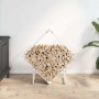 Leñero blanco 80x25x80 cm Acero laminado en frío von , Brennholztaschen und -halter - Ref: Foro24-864284, Preis: 34,38 €, Rab...