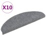 Selbstklebende Stufenmatten 10 Stück grau 65x21x4 cm von vidaXL, Treppenmatten - Ref: Foro24-149705, Preis: 36,35 €, Rabatt: %