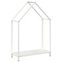 Leñero blanco 60x25x90 cm Acero laminado en frío von , Brennholztaschen und -halter - Ref: Foro24-864308, Preis: 39,59 €, Rab...