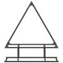 Leñero negro 80x25x90 cm Acero laminado en frío by , Firewood bags and holders - Ref: Foro24-864315, Price: 38,71 €, Discount: %
