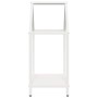 Leñero blanco 40x25x60 cm Acero laminado en frío by , Firewood bags and holders - Ref: Foro24-864292, Price: 33,15 €, Discoun...
