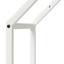 Leñero blanco 40x25x60 cm Acero laminado en frío by , Firewood bags and holders - Ref: Foro24-864292, Price: 33,15 €, Discoun...