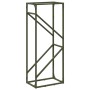 Leñero verde oliva 40x25x100 cm Acero laminado en frío de , Bolsas y soportes de leña - Ref: Foro24-864334, Precio: 41,71 €