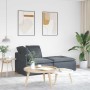 Sofá modular con reposapiés y cojines en terciopelo gris oscuro von , Unidades para sofás seccionales - Ref: Foro24-3321220, ...