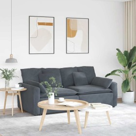 Sofá modular con cojines gris oscuro von , Unidades para sofás seccionales - Ref: Foro24-3321130, Preis: 476,36 €, Rabatt: %