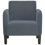 Sillón con reposabrazos Terciopelo Gris Oscuro 54 cm by , Armchairs - Ref: Foro24-4100579, Price: 113,14 €, Discount: %