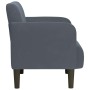 Sillón con reposabrazos Terciopelo Gris Oscuro 54 cm by , Armchairs - Ref: Foro24-4100579, Price: 113,14 €, Discount: %