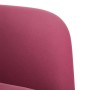 Sofá Loveseat rojo vino 109 cm terciopelo by , Sofas - Ref: Foro24-4100591, Price: 168,98 €, Discount: %