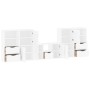 Muebles de TV 5 uds. con almacenaje "ODDA" blanco madera pino von , TV-Möbel - Ref: Foro24-3365383, Preis: 295,20 €, Rabatt: %