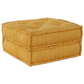 Puf modular de tela amarillo 70x70x36 by , Cushions for chairs and sofas - Ref: Foro24-4019039, Price: 126,45 €, Discount: %