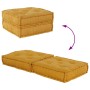 Puf modular de tela amarillo 70x70x36 von , Kissen für Stühle und Sofas - Ref: Foro24-4019039, Preis: 126,45 €, Rabatt: %