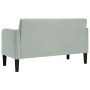 Sofá Loveseat gris claro 109 cm terciopelo by , Sofas - Ref: Foro24-4100587, Price: 171,23 €, Discount: %