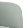 Sofá Loveseat gris claro 109 cm terciopelo by , Sofas - Ref: Foro24-4100587, Price: 171,23 €, Discount: %
