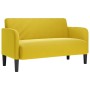 Sofá Loveseat terciopelo amarillo 109 cm by , Sofas - Ref: Foro24-4100593, Price: 170,08 €, Discount: %