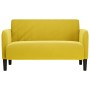 Sofá Loveseat terciopelo amarillo 109 cm by , Sofas - Ref: Foro24-4100593, Price: 170,08 €, Discount: %