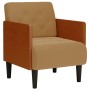 Sillón con reposabrazos de terciopelo marrón 55 cm von , Sessel - Ref: Foro24-4100598, Preis: 145,31 €, Rabatt: %