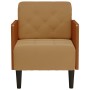 Sillón con reposabrazos de terciopelo marrón 55 cm von , Sessel - Ref: Foro24-4100598, Preis: 145,31 €, Rabatt: %