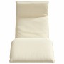 Tumbona plegable color crema 175x54x8,5 cm Tejido Oxford de , Tumbonas - Ref: Foro24-4019748, Precio: 98,87 €, Descuento: %