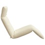 Tumbona plegable color crema 175x54x8,5 cm Tejido Oxford de , Tumbonas - Ref: Foro24-4019748, Precio: 98,87 €, Descuento: %