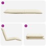 Tumbona plegable color crema 175x54x8,5 cm Tejido Oxford de , Tumbonas - Ref: Foro24-4019748, Precio: 98,87 €, Descuento: %