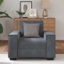 Sillón de terciopelo gris oscuro 60 cm by , Sofas - Ref: Foro24-4105001, Price: 211,37 €, Discount: %