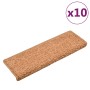 Treppenstufenmatten 10 Stück braun 56x17x3 cm von vidaXL, Treppenmatten - Ref: Foro24-149823, Preis: 64,81 €, Rabatt: %