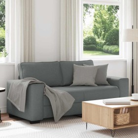 Sofá de 2 plazas de tela gris oscuro 140 cm de , Sofás - Ref: Foro24-4105167, Precio: 206,75 €, Descuento: %