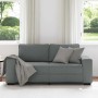 Sofá de 2 plazas de tela gris oscuro 140 cm by , Sofas - Ref: Foro24-4105167, Price: 206,75 €, Discount: %