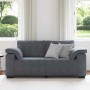 Sofá Loveseat gris oscuro 140 cm terciopelo by , Sofas - Ref: Foro24-4105268, Price: 278,51 €, Discount: %