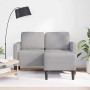 Sofá de 2 plazas con chaise longue en forma L gris nube 125 cm de , Sofás - Ref: Foro24-4107067, Precio: 252,82 €