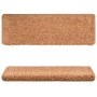 Alfombrillas de escalera 10 unidades marrón 56x17x3 cm de vidaXL, Alfombrillas para escalones - Ref: Foro24-149823, Precio: 6...