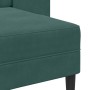 Sofá de 2 plazas con chaise longue forma L verde oscuro 125 cm by , Sofas - Ref: Foro24-4107071, Price: 251,67 €, Discount: %