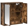 Mueble de baño de pared con espejo roble ahumado 60x21x60 cm by , bathroom vanities - Ref: Foro24-861899, Price: 66,68 €, Dis...