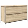 Mueble de baño con lavabo y cajones roble Sonoma 90x34,5x60 cm von , Badezimmerwaschtische - Ref: Foro24-861878, Preis: 78,92...