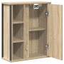 Mueble de baño de pared con espejo roble Sonoma 50x21x60 cm von , Badezimmerwaschtische - Ref: Foro24-861903, Preis: 63,34 €,...