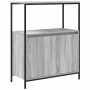 Mueble de baño con estantes gris Sonoma 76,5x35x95 cm by , bathroom vanities - Ref: Foro24-861920, Price: 79,22 €, Discount: %