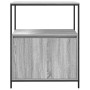 Mueble de baño con estantes gris Sonoma 76,5x35x95 cm by , bathroom vanities - Ref: Foro24-861920, Price: 79,22 €, Discount: %