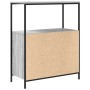Mueble de baño con estantes gris Sonoma 76,5x35x95 cm by , bathroom vanities - Ref: Foro24-861920, Price: 79,22 €, Discount: %