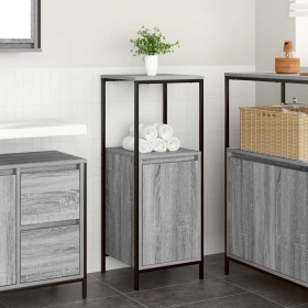 Mueble de baño con estantes gris Sonoma 36x35x95 cm de , Tocadores de baño - Ref: Foro24-861915, Precio: 52,66 €