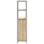 Mueble de baño con estantes roble Sonoma 36x35x165 cm von , Badezimmerwaschtische - Ref: Foro24-861908, Preis: 72,85 €, Rabat...