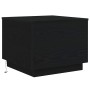Mesa de centro con luces LED roble negro 50x50x40 cm von , Couchtisch - Ref: Foro24-862259, Preis: 71,23 €, Rabatt: %