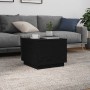 Mesa de centro con luces LED roble negro 50x50x40 cm von , Couchtisch - Ref: Foro24-862259, Preis: 71,23 €, Rabatt: %