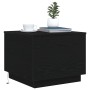 Mesa de centro con luces LED roble negro 50x50x40 cm von , Couchtisch - Ref: Foro24-862259, Preis: 71,23 €, Rabatt: %