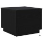 Mesa de centro con luces LED roble negro 50x50x40 cm von , Couchtisch - Ref: Foro24-862259, Preis: 71,23 €, Rabatt: %