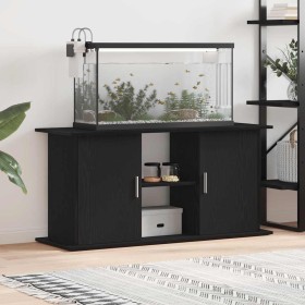 Soporte para acuario de madera de roble negro 121x41x58 cm von , Aquarium unterstützt - Ref: Foro24-862154, Preis: 112,43 €, ...
