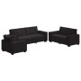 Juego de sofás con cojines 3 piezas terciopelo negro von , Sofas - Ref: Foro24-3324623, Preis: 660,70 €, Rabatt: %