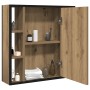 Mueble de baño con espejo de roble artesanal 60x16x60 cm von , Badezimmerwaschtische - Ref: Foro24-862227, Preis: 63,30 €, Ra...