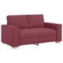 Juego de sofás con cojines 2 piezas tela rojo tinto by , Sofas - Ref: Foro24-3324694, Price: 473,65 €, Discount: %